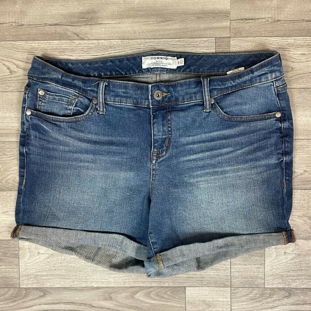 Torrid Blue Jean Shorts for Women